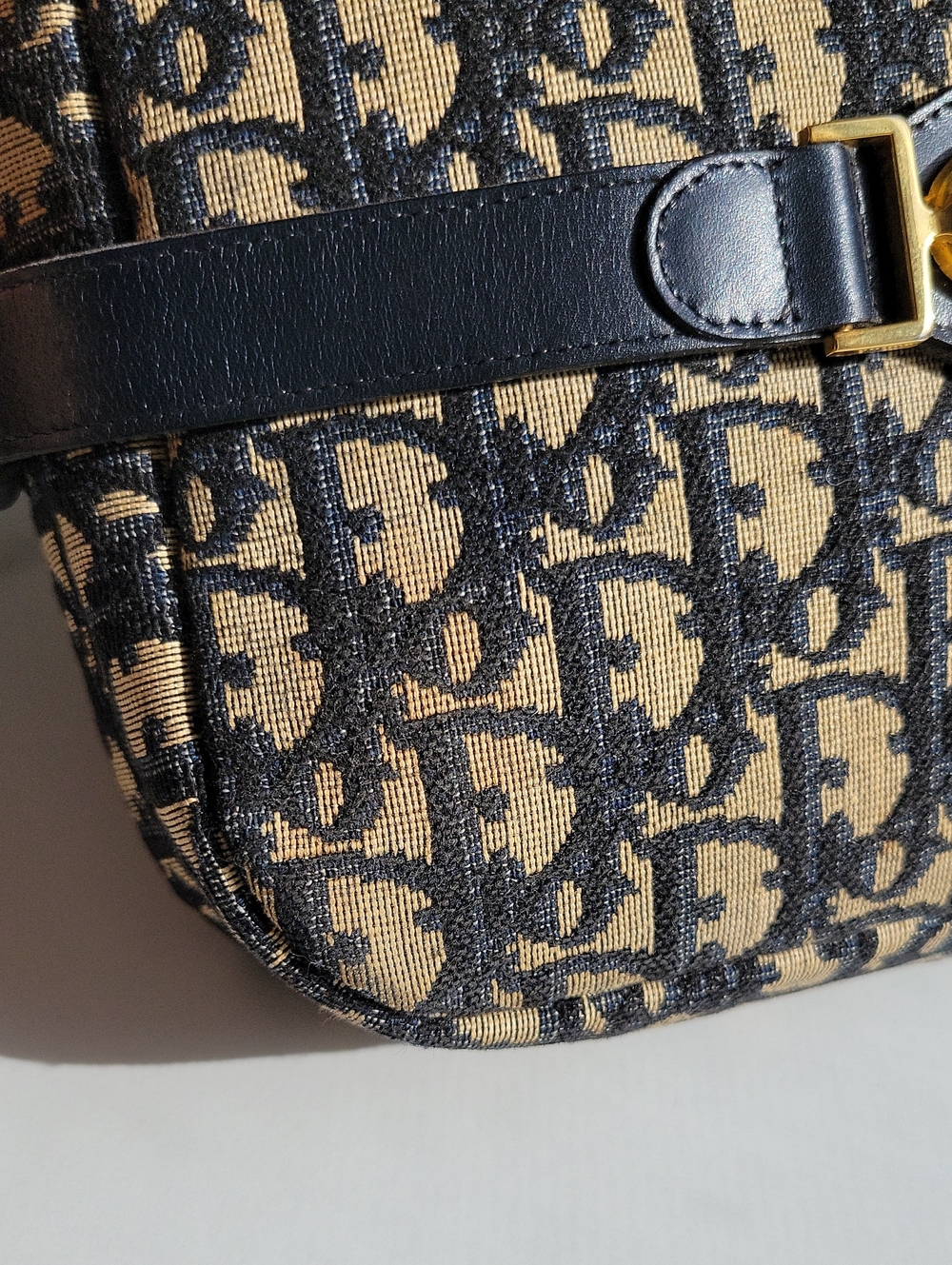 Vintage Christian Dior Oblique Jacquard Shoulder Bag - Picture 14 of 16